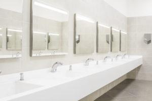Commercial bathroom for washing hands Commercial bathroom for washing hands